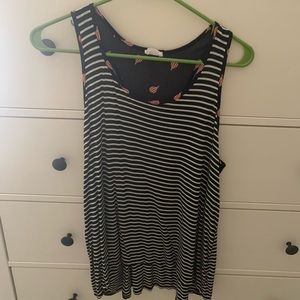 striped tank top